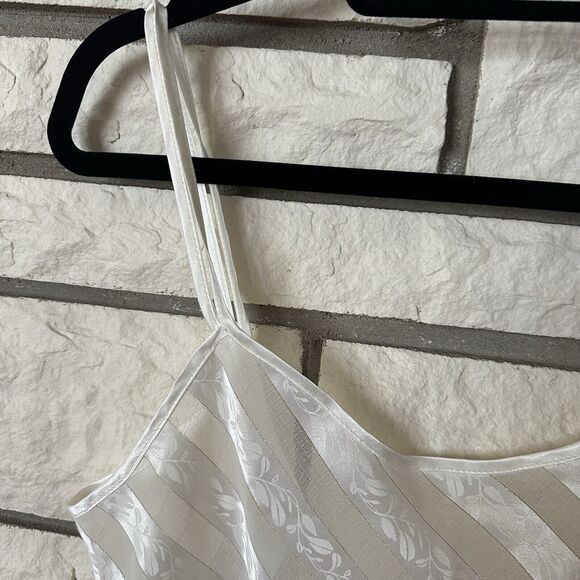 VTG Slip Dress Med Sheer 80s Boho Bridal Fairy Dainty - Picture 2 of 6